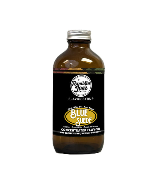 Blue Suede Syrup 8oz – Ramblin' Joe's Coffee